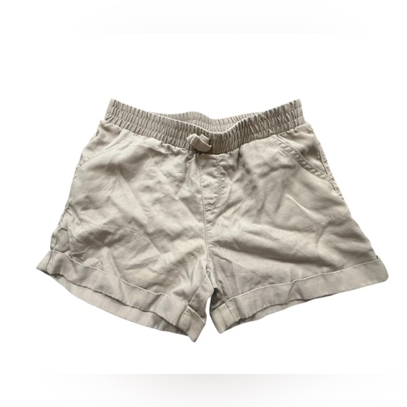 Gymboree Girl's Size‎ 12 Pull On Shorts Drawstring Waist Casual Beige - Picture 1 of 4